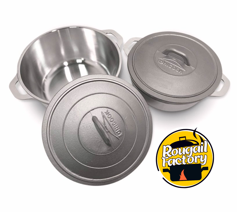 Pack 2 marmites créoles "tradition"